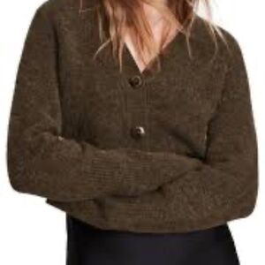 All Saints Brown Cardigan Sweater
